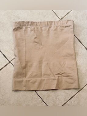 Flexees Beige Stretch Mini Skirt Shapewear